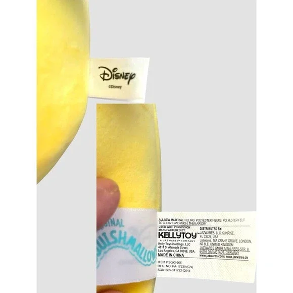 Squishmallow 10” Flounder Disney The Little Mermaid Plush Official Kellytoy NWT - Picture 6 of 6